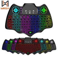 【Worth-Buy】 Mrsvi V18 Wireless Keyboard English French Version V18 2.4ghz Air Mouse Touchpad Handheld For Tv Box Mini Pc