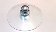玻璃鍋蓋 ，強化玻璃透明無邊鍋蓋直徑20公分