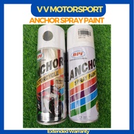 ANCHOR SPRAY PAINT Y137 Y125Z SILVER GREY W167 WHITE