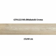ROMAN Granit Motif Kayu GT912219R dWakatobi Crema 15x90 KW2