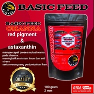 MERAH Channa food red 100gr | Channa red sampit Fish Pellet red barito red sentarum | Red Mutation F