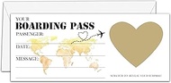 AWSICE Scratch Surprise Boarding Pass, 2 Set Boarding Pass For Surprise Destination, Surprise Reveal