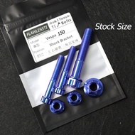 Flawless-Ti Gr5 Vespa Sprint 150โช๊คอัพหลังติดตั้ง Bolt M8 M10พร้อม Nut ม