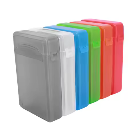 3.5 Inch IDE SATA HDD Caddy Case Dustproof Plastic HDD Hard Drive Case Shockproof HDD Case Shell Mul