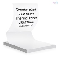 【READY STOCK】Peripage A4 Thermal Paper Double Side Printing Paper Continuous Folding 210x297mm(8.26x
