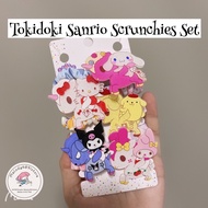 Tokidoki Unicorn In Sanrio Character Scrunchies &amp; Duck Clips Set