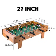 27 Inch Wooden Soccer Table Game Football Tabletop Football Indoor Game Kids Family Toy Permainan Bo