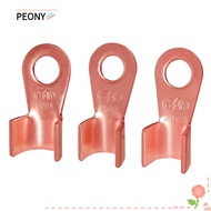 PEONYSG 10pcs/pack OT Wire Nose Terminal Crimp, 10A-80A OT Type OT Cable Connector Kit, Durable Bolt