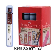 Faber Castell 0.5 2B Mechanical Pencil Refill 128720 Tube Tube