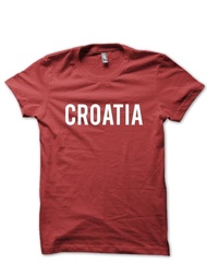 Kaos Tshirt Baju Combed 30S Distro Croatia Kroasia Home World Cup 2018