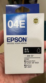 Epson 04E 原廠 黑色墨水匣