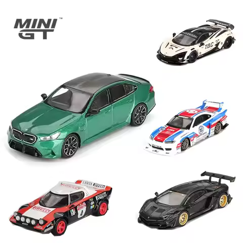 Minigt 1:64 McLaren 720S BMW M5 S15 Lamborghini Simulation Alloy Car Model