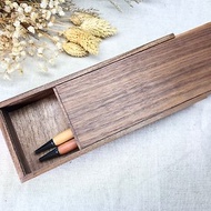胡桃木筆盒