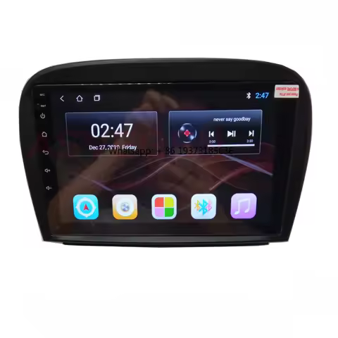 8.8'' Android10.0 Car Radio DVD Player With GPS Navigation Carplay Wifi Playstore for Mercedes Benz 