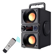Bluetooth Speaker, Portable Bluetooth Boombox with 40W (60W Peak) Stereo Dual Woofers and Dual Tweet