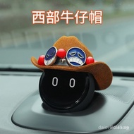 Had diskon masaWeilai Car nomi Robot Western Cowboy Hat diy Car Interior Decorations es6 es8 Headdre