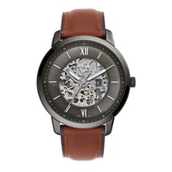 [Powermatic] Fossil ME3161 Neutra Automatic Skeleton Dial Brown Leather Strap Men's watch