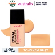 Kem Nền Australis Siêu Nhẹ Tông Kem Nhạt #LightNeutral 30ml