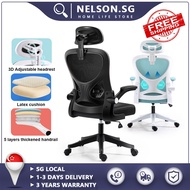 NELSON Ergonomic Chair Computer Office Chair Home Office Chair Boss Adjustable Armrest Back &amp; 3D Adjustable Backrest