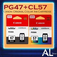Canon Original Ink Cartridge PG47 PG 47 CL57S CL 57 CL57 BLACK User E400 |E410 |E460  E470 |E480  E3170| E3370