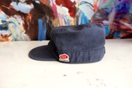 日本中古Undercover藍色帆布圓頂皮帶鴨舌帽高級二手古著珠寶首飾