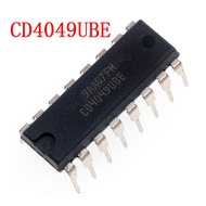10pcs/lot CD4049UBE DIP16 CD4049 DIP CD4049BE DIP 16 new and original IC