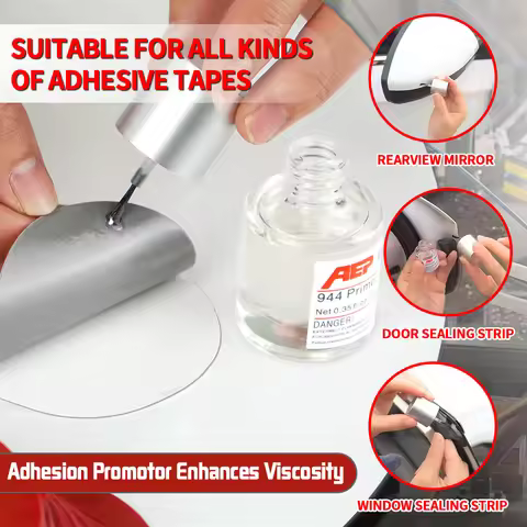 Strong 944 Primer Adhesive Adhesion Strong Acrylic Foam Double Sided Tape Promoter Super Bonder 10ml