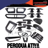 Project J PERODUA ATIVA cover trim Accessories carbon fiber