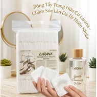 Larana makeup remover cotton 500 pieces stamped with 4 roots