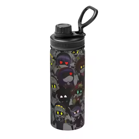 Uzi Doorman Murders Drones 18OZ Sports Insulated Kettle Coffee Cups Stainless Steel Car Mug Spill Pr