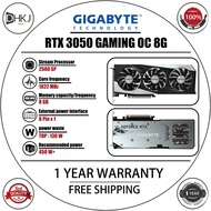 USED GIGABYTE RTX 3050 GAMING OC 8G Graphics Card  8GB 2560SP GDDR6 8GB 1 Year Warranty