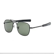 Fashion Trend Sunglasses Men's Metal Square Frame Shades