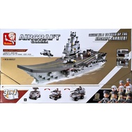Sluban Warship Aircraft Carrier 9 in 1 M38 B0537 3 in 1 Army/