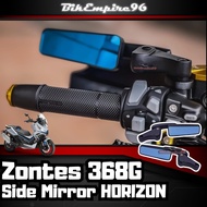 Zontes 368G Motorcycle Side Mirror Horizon Clear Dimmer Blue Glass for All Type Motorcycle ZONTES 36