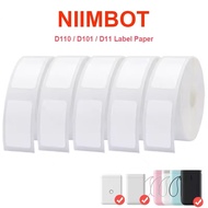 NIIMBOT D11/D110/D101 White/Transparent Thermal Label Name Sticker Waterproof Self-adhesive Label