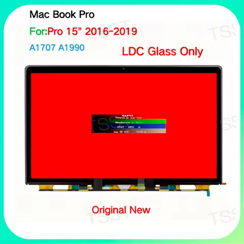 New A1707 A1990 LCD Full Screen Assembly For MacBook Pro 15" Retina 2016-2019 Truetone Replacement, 