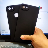 Softcase Pro Camera Vivo Y71, Vivo Y81, Vivo Y83, Vivo Y53 Silicone Casing TPU Macaron Black