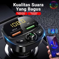 CIJI Car Charger Audio Player Dengan Bluetooth 5.0 + Flash Charging