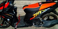 Somjin Raider 150i/Wave/Honda Beat/Mio Sporty Camel Back Seat Cover Leather Thailand Orange (Standar