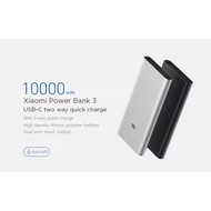 Authentic Xiaomi Mi 10000mAh Gen 3 Powerbank (2019) Support USB-C Two-way 18W Power Delivery (PD) an