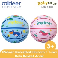 Mideer Basketball Size 3 5 Mainan Bola Basket Ball Indoor Outdoor Anak