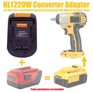 Battery Adapter HLT22DW for Hilti 22V B22 Battery To for Dewalt 20V Power Tool