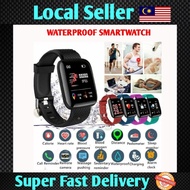🔥Local Seller🔥 116 Plus Smart Watch Jam Tangan Bluetooth Waterproof Sport Watch Smartwatch Heart Rate Monitor