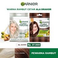 (Saving Package) Garnier Ash Blonde Sachet Polish + 7.3 Golden Brown/True Blue/532 Caramel Chocolate