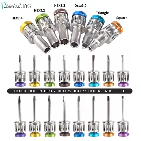 1Pc Dental Universal Implant Screw Drivers 10-70NCM Torque Wrench Screwdriver Prosthetic Kit Dentist