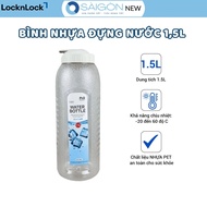LocknLock Plastic Water Bottle 1.5 Liter - Health Safe BPA Free Water Bottle - Office Water Bottle