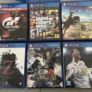 Sony PlayStation PS4 6 隻 Games (不散...