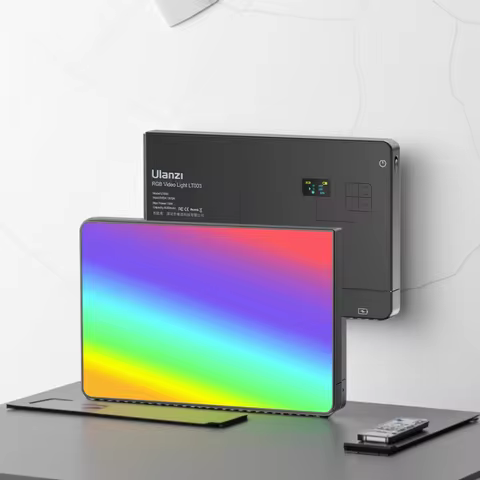 Ulanzi LT003 RGB Video Light Full Color Panel Light 8000mAh Dimmable 2500-9000K CRI 95+ Photo Studio