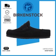 Birkenstock Naples Wrapped Unisex boston rubber sole slippers black 1030813