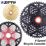 ZTTO 9-Speed Flywheel MTB 9-Speed Cassetteจักรยานกว้างRatio 9-Speed Mountain Bikeเฟืองเกียร์ 9S Free